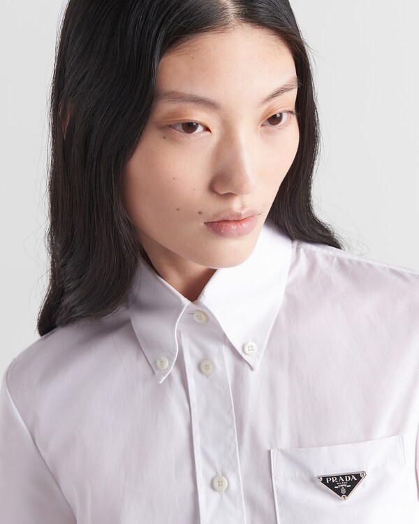 Poplin shirt - White Poplin shirt - White