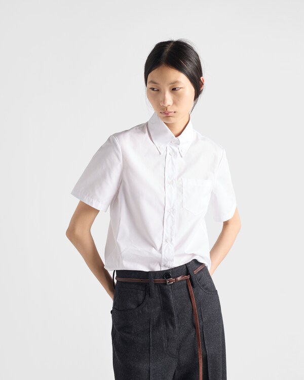 Poplin shirt - White Poplin shirt - White