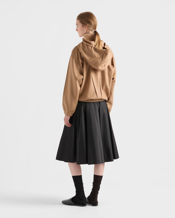 Camel-hair blouson jacket - Camel Brown Camel-hair blouson jacket - Camel Brown