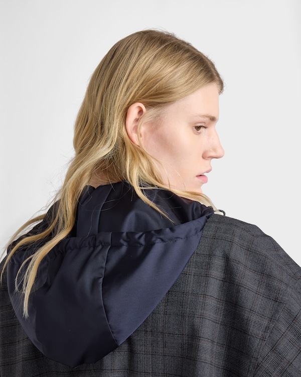 Prince of Wales checked wool jacket - Hematite Prince of Wales checked wool jacket - Hematite