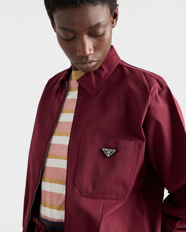 Poplin jacket - Garnet Poplin jacket - Garnet