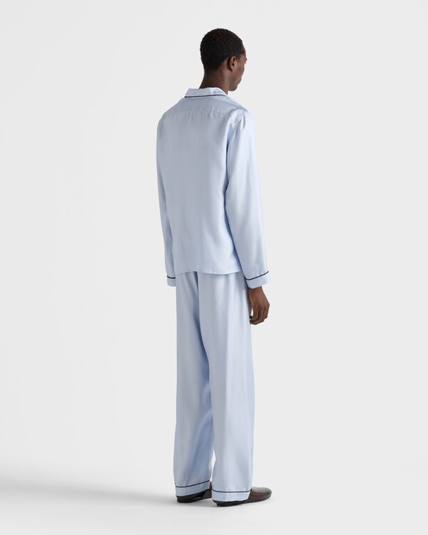 Silk twill pajamas - Astro Silk twill pajamas - Astro