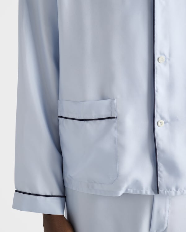 Silk twill pajamas - Astro Silk twill pajamas - Astro