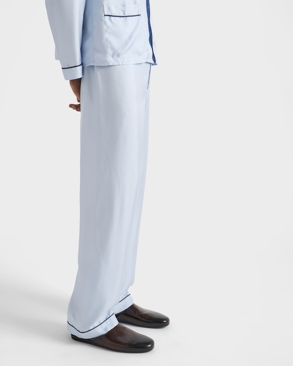 Silk twill pajamas - Astro Silk twill pajamas - Astro