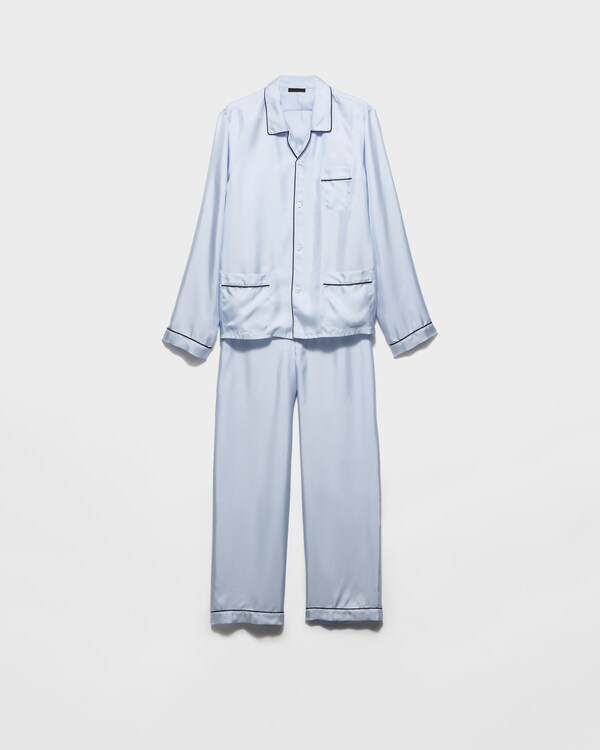 Silk twill pajamas - Astro Silk twill pajamas - Astro
