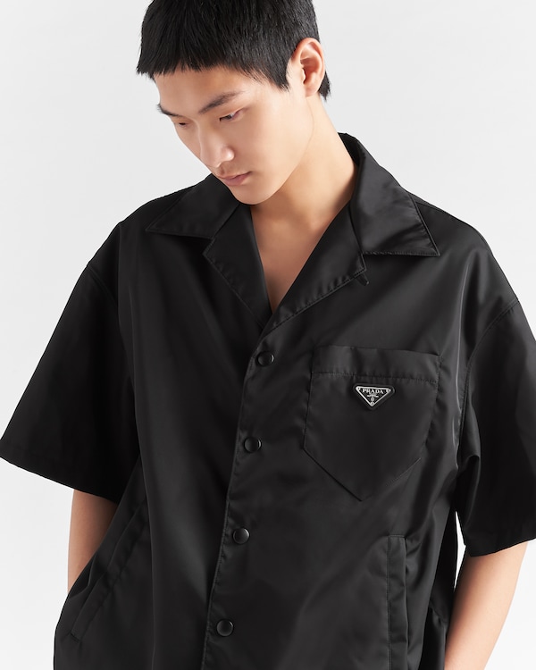 Re-Nylon short-sleeved shirt - Black Re-Nylon short-sleeved shirt - Black