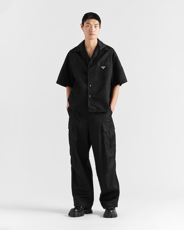 Re-Nylon短袖衬衫 - 黑色 Re-Nylon短袖衬衫 - 黑色