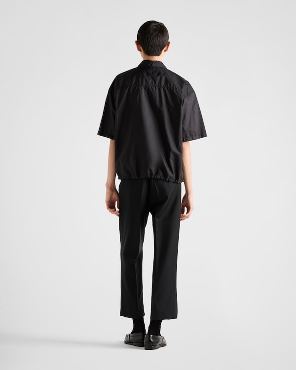 Short-sleeve light Re-Nylon shirt - Black Short-sleeve light Re-Nylon shirt - Black