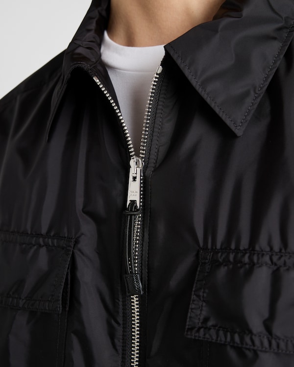 Short-sleeve light Re-Nylon shirt - Black Short-sleeve light Re-Nylon shirt - Black