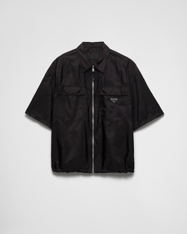 Short-sleeve light Re-Nylon shirt - Black Short-sleeve light Re-Nylon shirt - Black