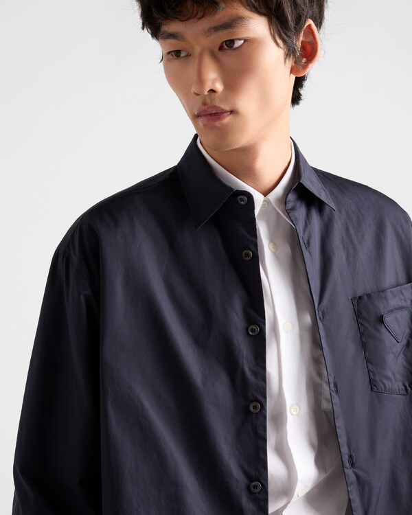 Cotton padded shirt - Blue Cotton padded shirt - Blue