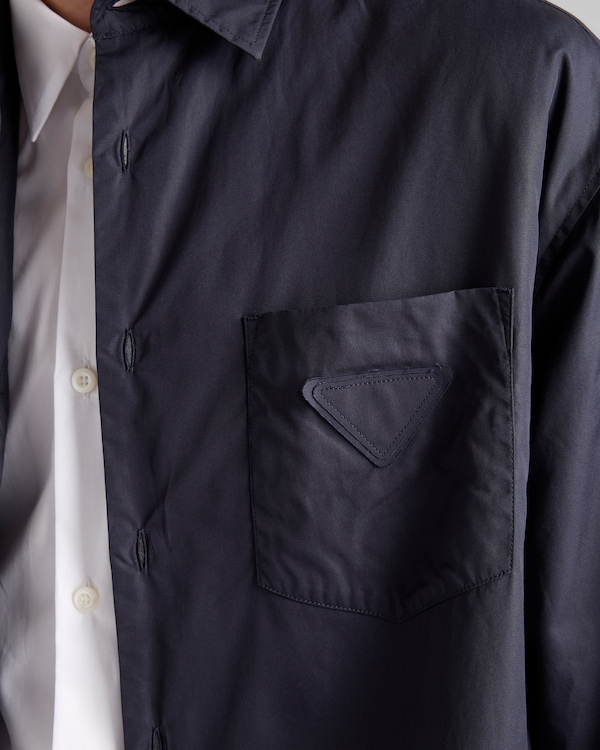 Cotton padded shirt - Blue Cotton padded shirt - Blue