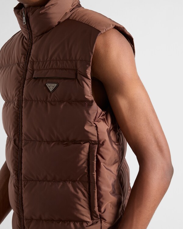 Re-Nylon vest - Cocoa Brown Re-Nylon vest - Cocoa Brown