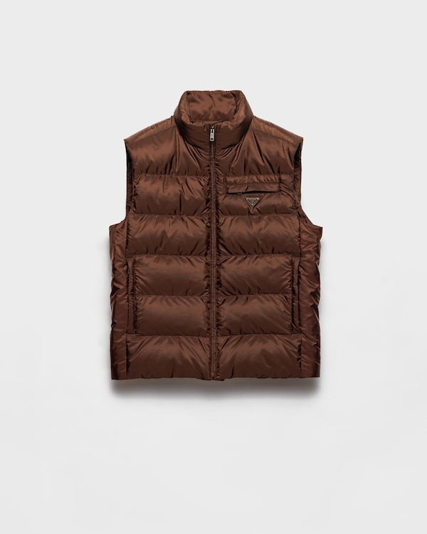 Re-Nylon vest - Cocoa Brown Re-Nylon vest - Cocoa Brown