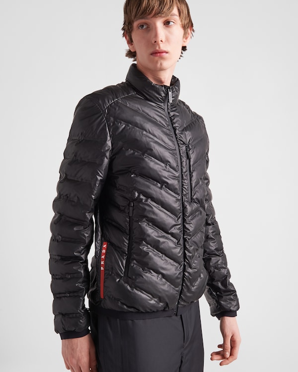Light Re-Nylon puffer jacket - Black Light Re-Nylon puffer jacket - Black