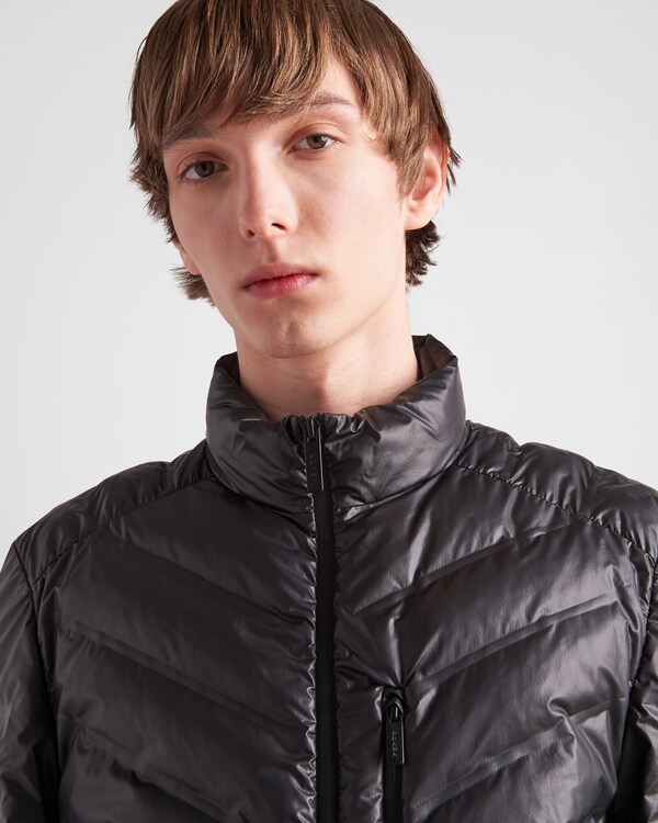 Light Re-Nylon puffer jacket - Black Light Re-Nylon puffer jacket - Black