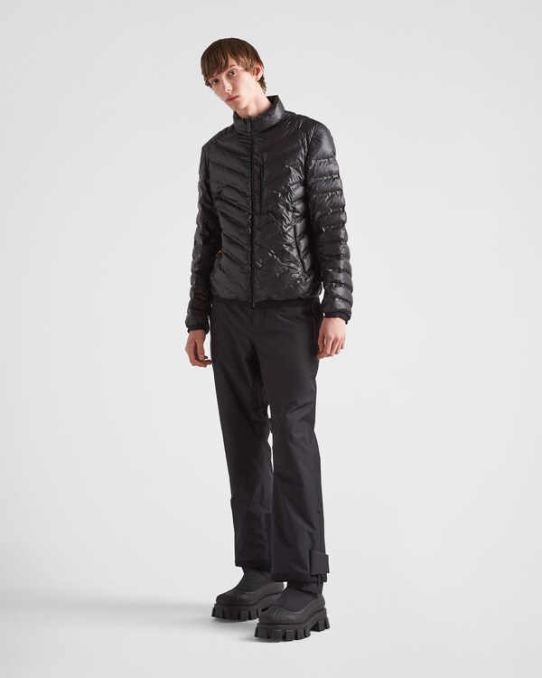 Light Re-Nylon puffer jacket - Black Light Re-Nylon puffer jacket - Black