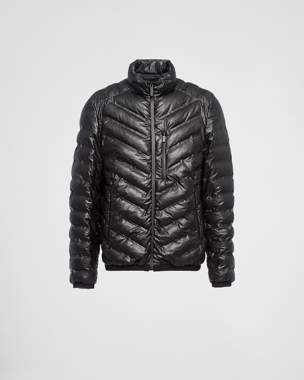 Light Re-Nylon puffer jacket - Black Light Re-Nylon puffer jacket - Black