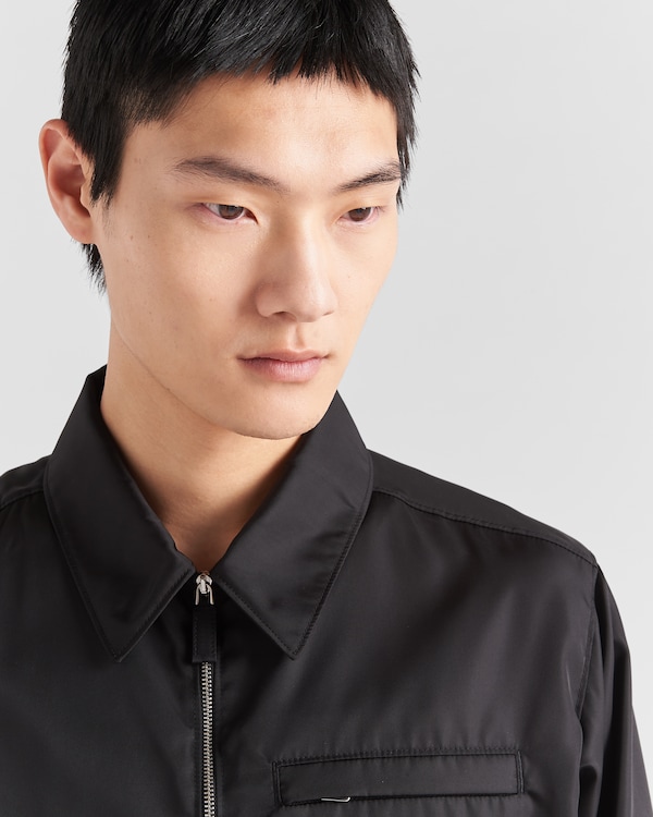 Re-Nylon blouson jacket - Black Re-Nylon blouson jacket - Black