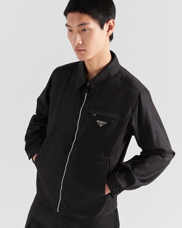 Re-Nylon blouson jacket - Black Re-Nylon blouson jacket - Black