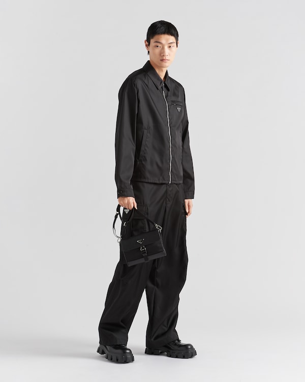 Re-Nylon blouson jacket - Black Re-Nylon blouson jacket - Black