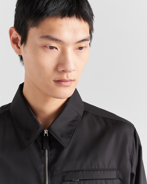 Re-Nylon blouson jacket - Black Re-Nylon blouson jacket - Black