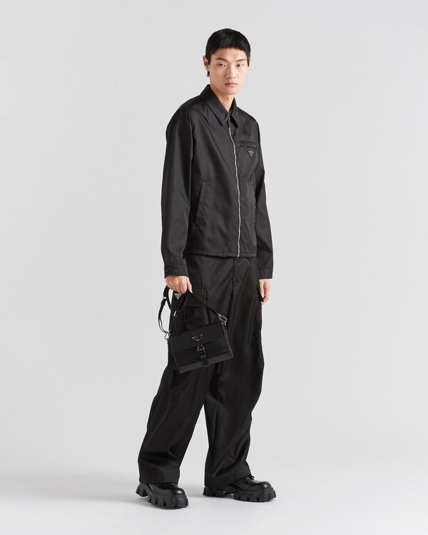 Re-Nylon blouson jacket - Black Re-Nylon blouson jacket - Black