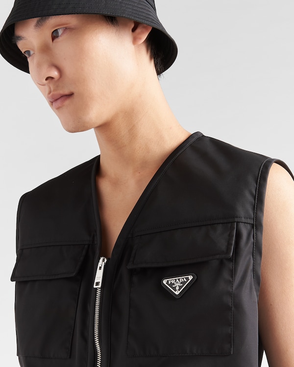 Re-Nylon vest - Black Re-Nylon vest - Black