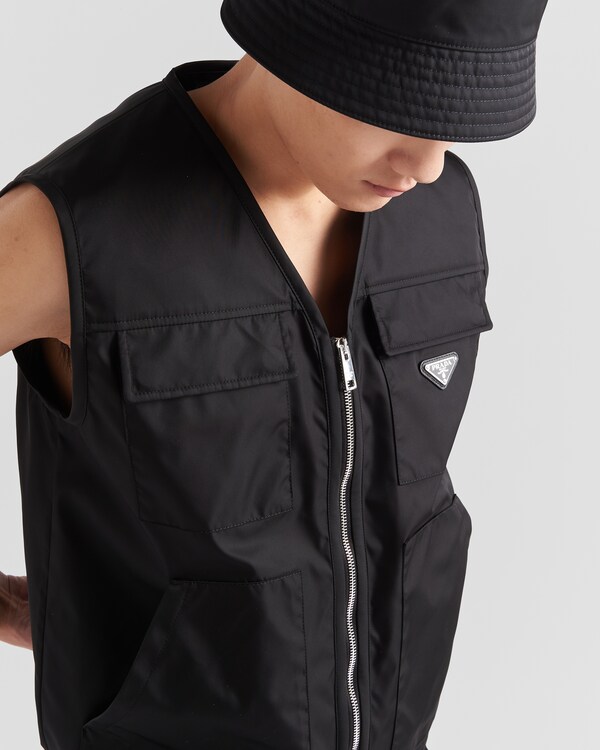 Re-Nylon vest - Black Re-Nylon vest - Black