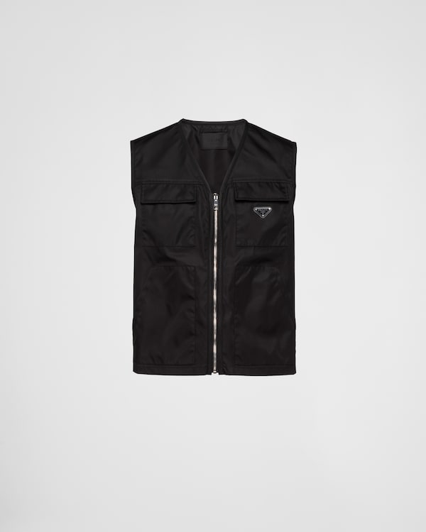 Re-Nylon vest - Black Re-Nylon vest - Black