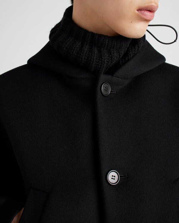 Wool blend jacket - Black Wool blend jacket - Black