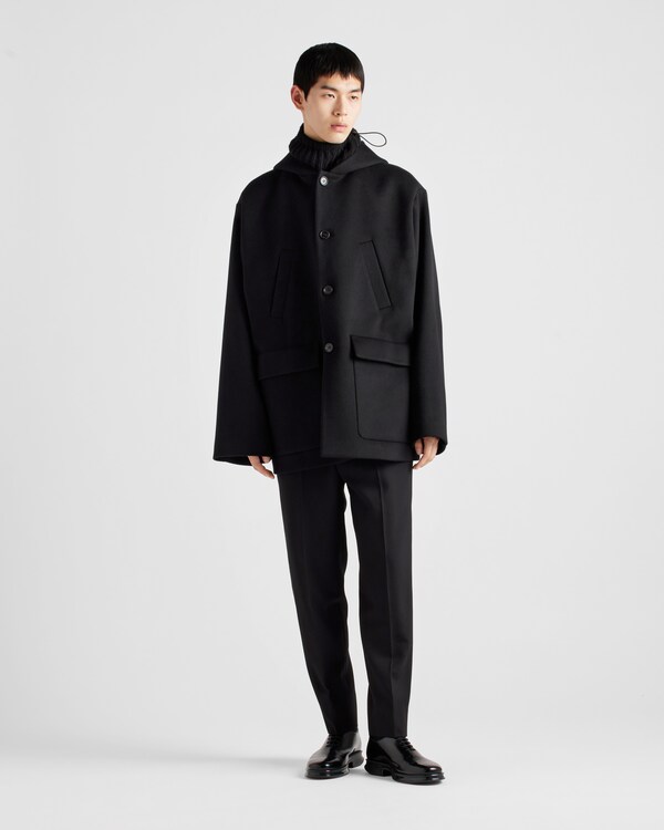 Wool blend jacket - Black Wool blend jacket - Black