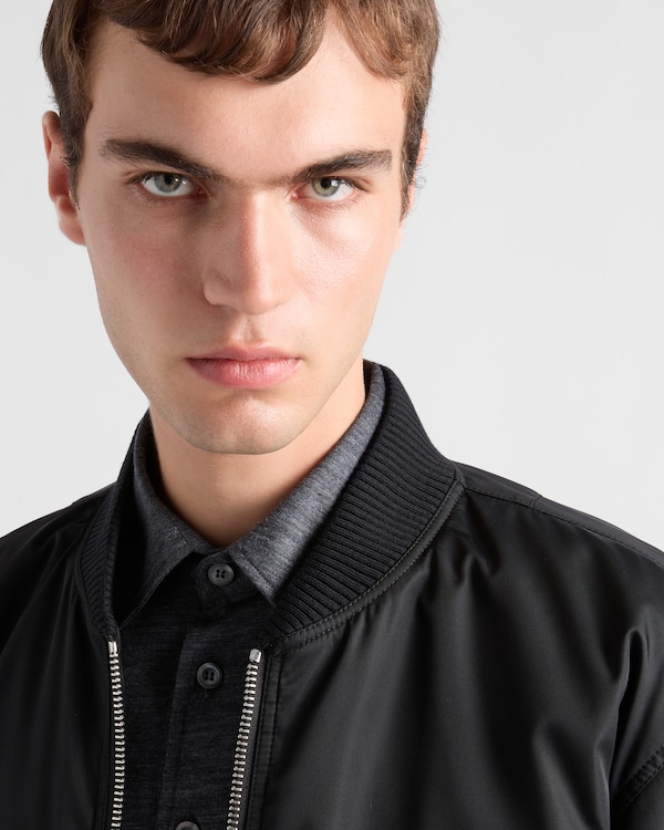 Re-Nylon bomber jacket - Black Re-Nylon bomber jacket - Black