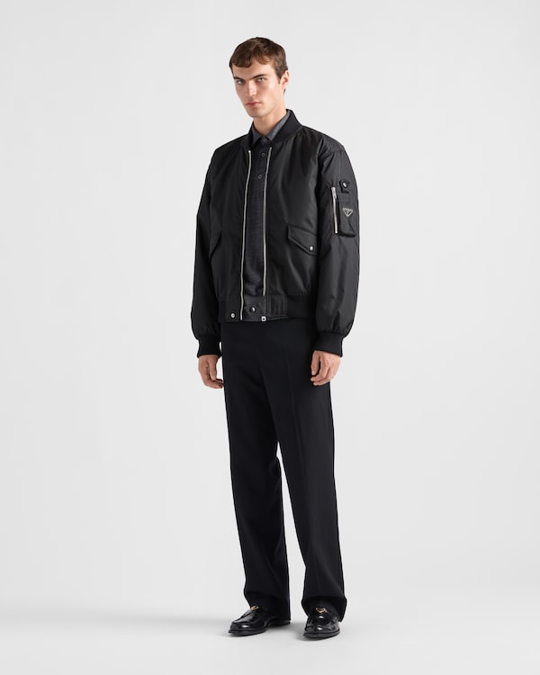 Re-Nylon bomber jacket - Black Re-Nylon bomber jacket - Black