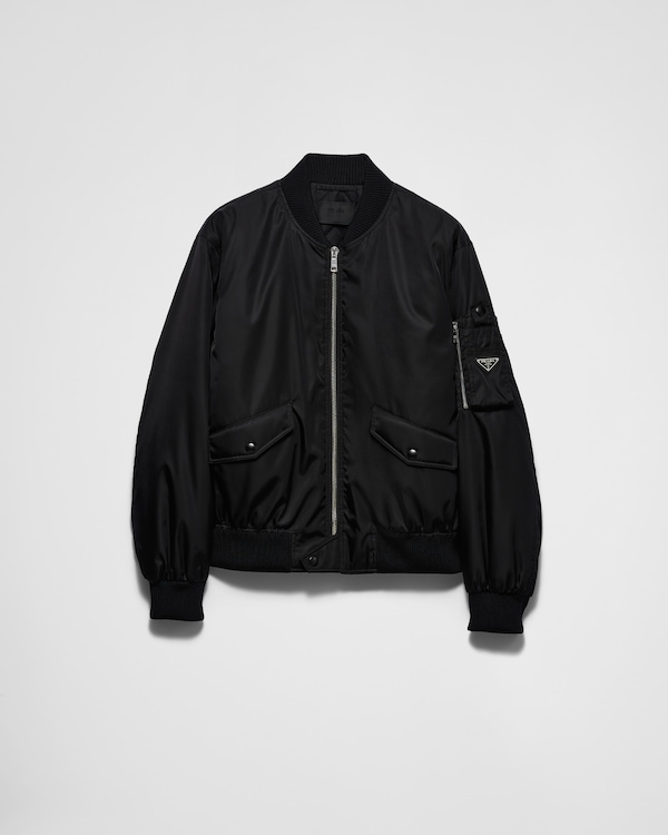 Re-Nylon bomber jacket - Black Re-Nylon bomber jacket - Black