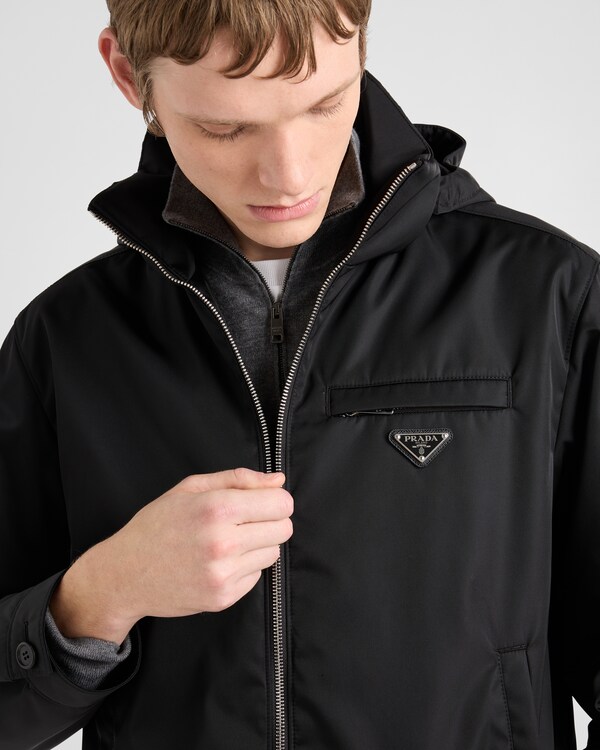 Re-Nylon blouson jacket - Black Re-Nylon blouson jacket - Black