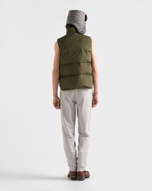 Re-Nylon puffer vest - Forest Green Re-Nylon puffer vest - Forest Green