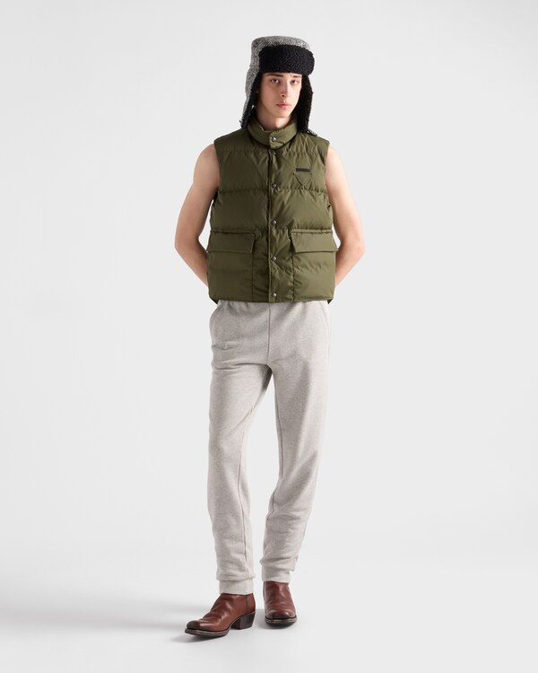 Re-Nylon puffer vest - Forest Green Re-Nylon puffer vest - Forest Green
