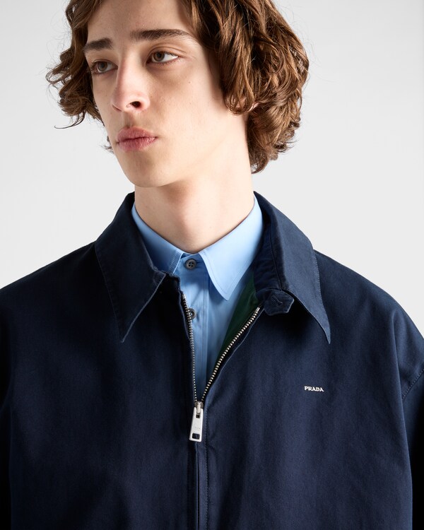 Cotton jacket - Blue/Billiard Green Cotton jacket - Blue/Billiard Green