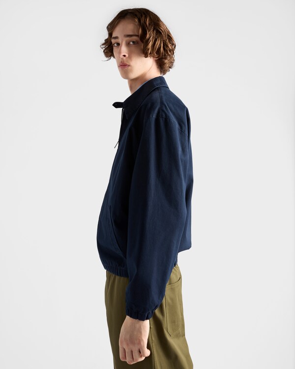Cotton jacket - Blue/Billiard Green Cotton jacket - Blue/Billiard Green