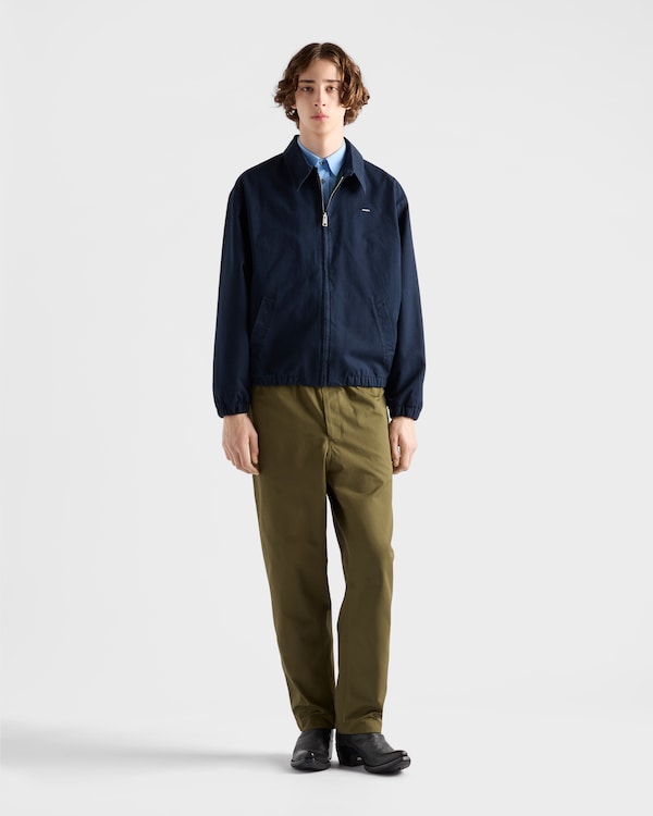 Cotton jacket - Blue/Billiard Green Cotton jacket - Blue/Billiard Green