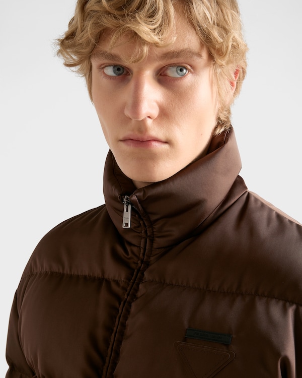 Medium-weight Re-Nylon down jacket - Cocoa Brown Medium-weight Re-Nylon down jacket - Cocoa Brown