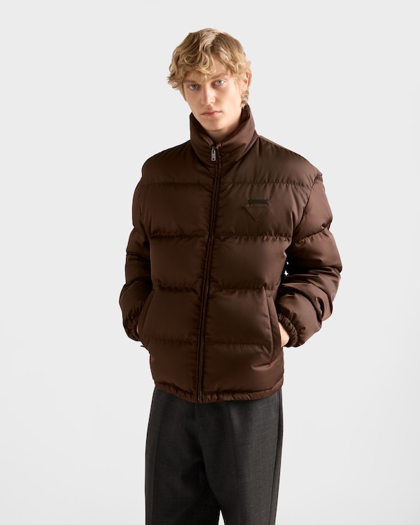 Medium-weight Re-Nylon down jacket - Cocoa Brown Medium-weight Re-Nylon down jacket - Cocoa Brown