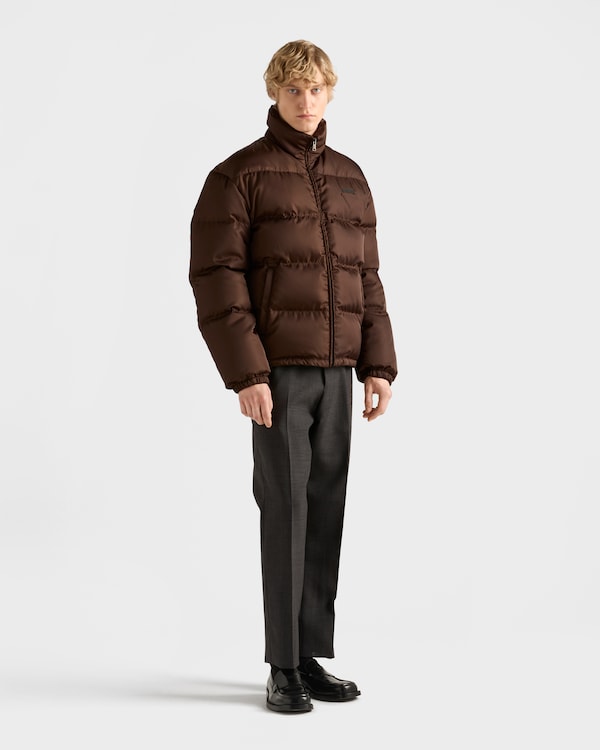 Medium-weight Re-Nylon down jacket - Cocoa Brown Medium-weight Re-Nylon down jacket - Cocoa Brown