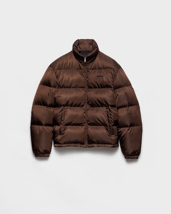 Medium-weight Re-Nylon down jacket - Cocoa Brown Medium-weight Re-Nylon down jacket - Cocoa Brown