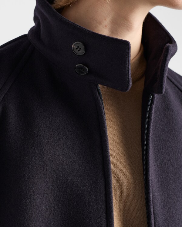 Wool and cashmere jacket - Navy Wool and cashmere jacket - Navy