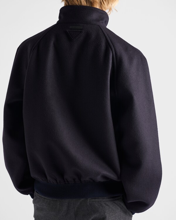Wool and cashmere jacket - Navy Wool and cashmere jacket - Navy