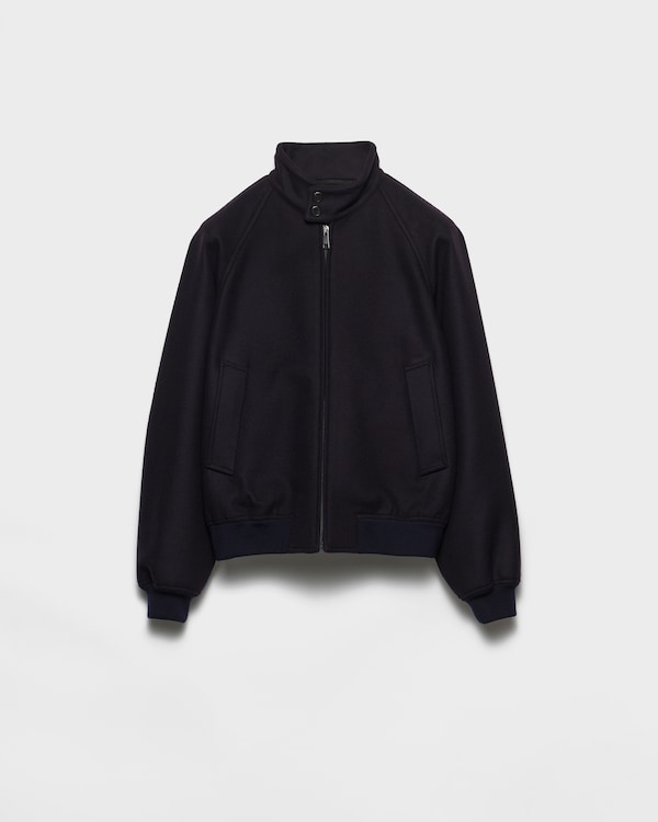 Wool and cashmere jacket - Navy Wool and cashmere jacket - Navy
