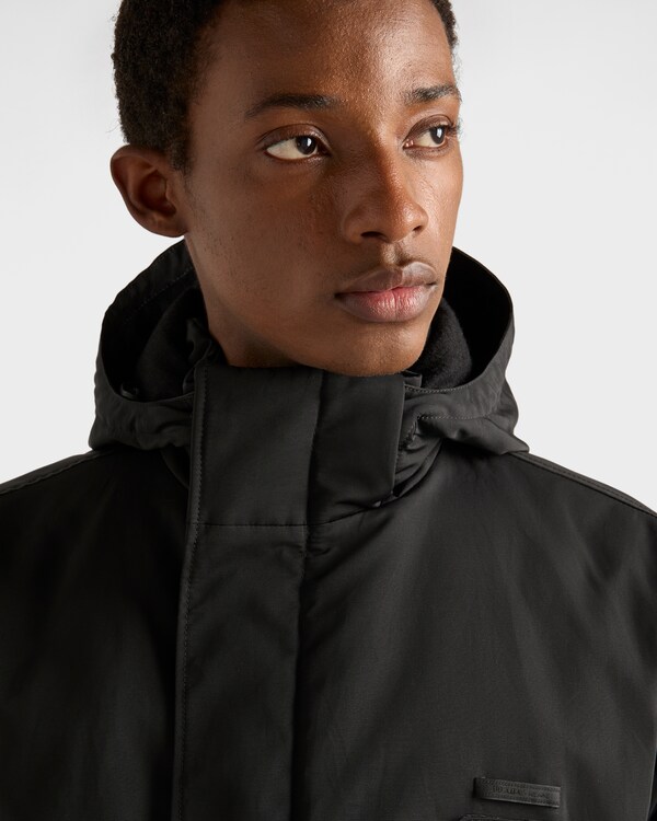 Medium-weight technical fabric down jacket - Black Medium-weight technical fabric down jacket - Black