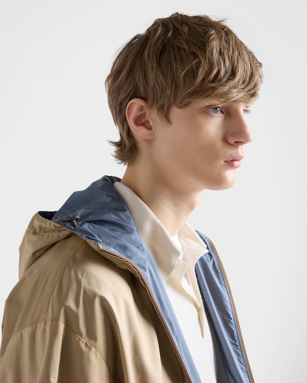 Reversible Re-Nylon jacket - Camel/Aviation Blue Reversible Re-Nylon jacket - Camel/Aviation Blue
